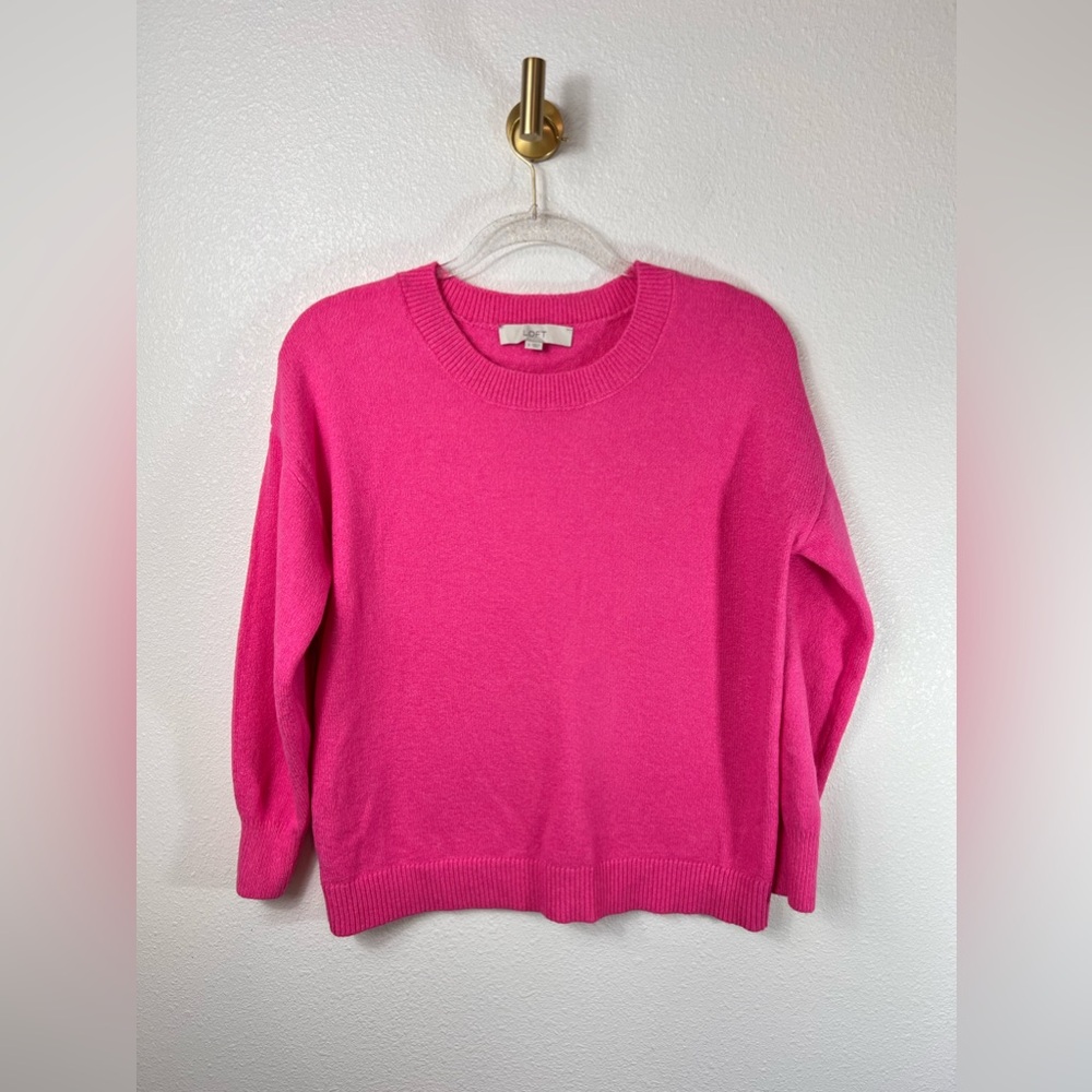 LOFT Soft Knit Crewneck Sweater Size S
